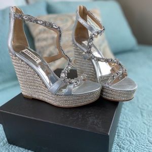 Badgley Mischka Wedge Sandals